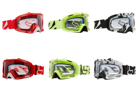 Colourways for the new Fox Motocross Goggle