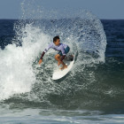 Sebastian Williams taking victory in the U16 Boys division at the Quiksilver Get Free Series