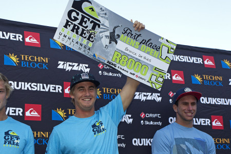 Quiksilver Get Free Series Open Mens Podium