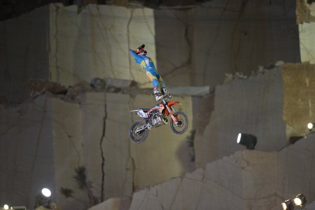Nick Franklin featuring in Red Bull X-Fighters
