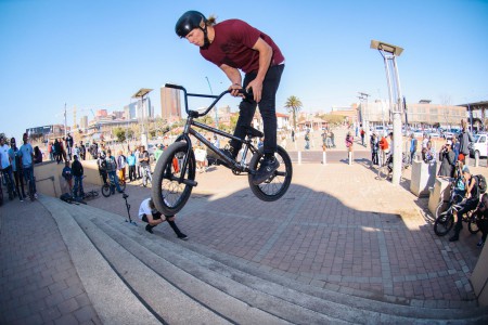 Murray Loubser putting it all on the line #BMXDay