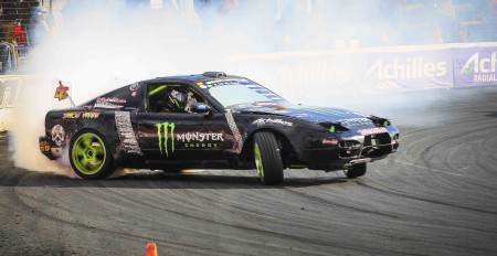 Jason Webb drifting his way to victory