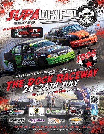 Catch the drifting action at round 5 of the 2015 SupaDrift Series championship