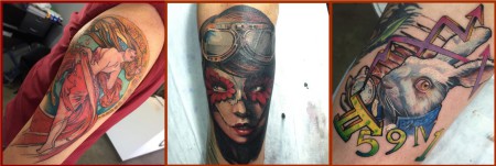 More tattoos by the talented Thys Uys