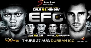 12 exciting MMA fights make their way to Durban for EFC 43
