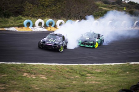 Jason Webb drifting his way to victory at SupaDrift 06