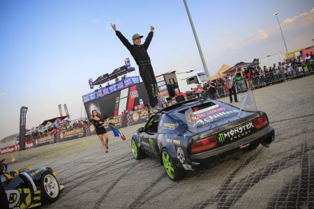 Jason Webb taking the win at Supadrift 07