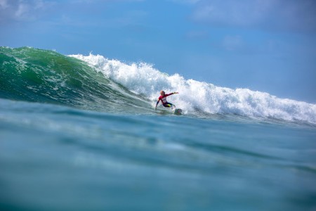 Tide Lee Ireland surfing at the Billabong SA Junior Champs