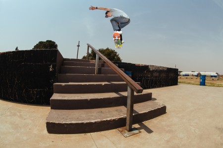 Skateboarding through SA, its Mikey Mendoza