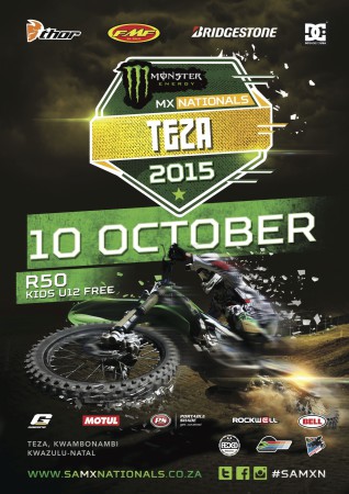 The 2015 Monster Energy Motocross Nationals heads to Teza MX Track on the 10th October