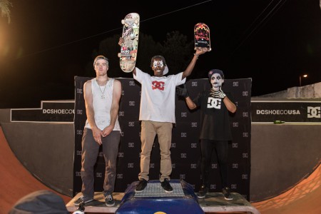 2015 Halloween Jam skateboarding podium