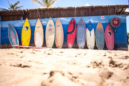 Retro styles at the Off The Lip Movember Surf Jam