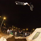Kevin Peraza taking the BMX win at The Night Harvest