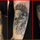 A selection of tattoos done by Grant Chapman