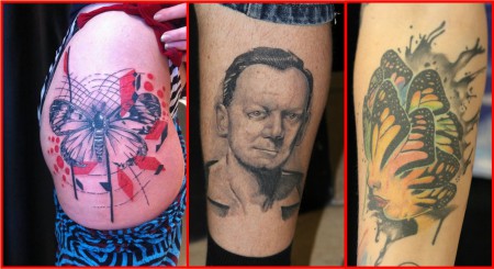 More tattoo work done by Grant Chapman at SkullBox and Tattoo Company
