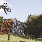 Kevin Peraza styling during the MiTH BMX Tour