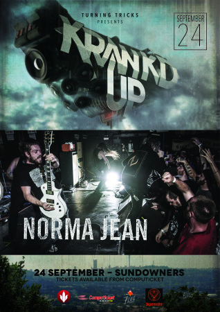 Norma Jean Announced for Krank'd Up 2016 South African music festival