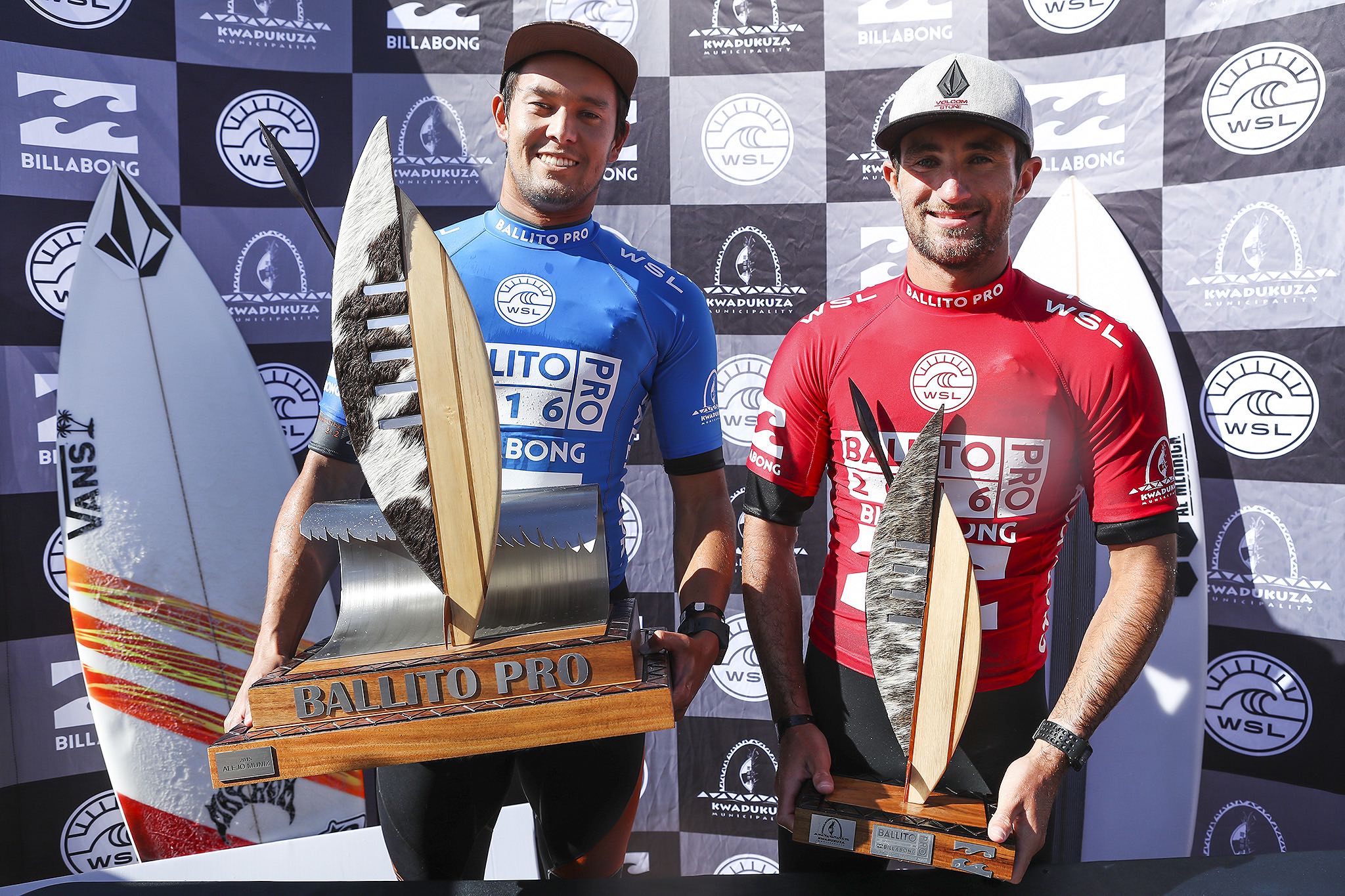 The Ballito Pro 2016 final podium