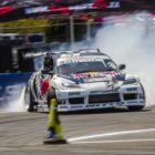 Mad Mike Whiddett showcasing his drifting skills at the SupaDrift Series