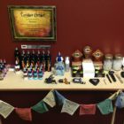 Alastair Magee setup and ready to tattoo an eager client