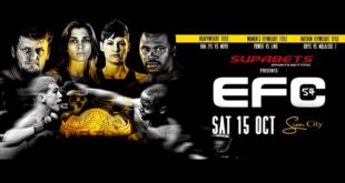 EFC 54 bringing exciting MMA fight to Sun City this October