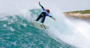 Kai Woolf surfing at the 2016 Billabong SA Junior Champs