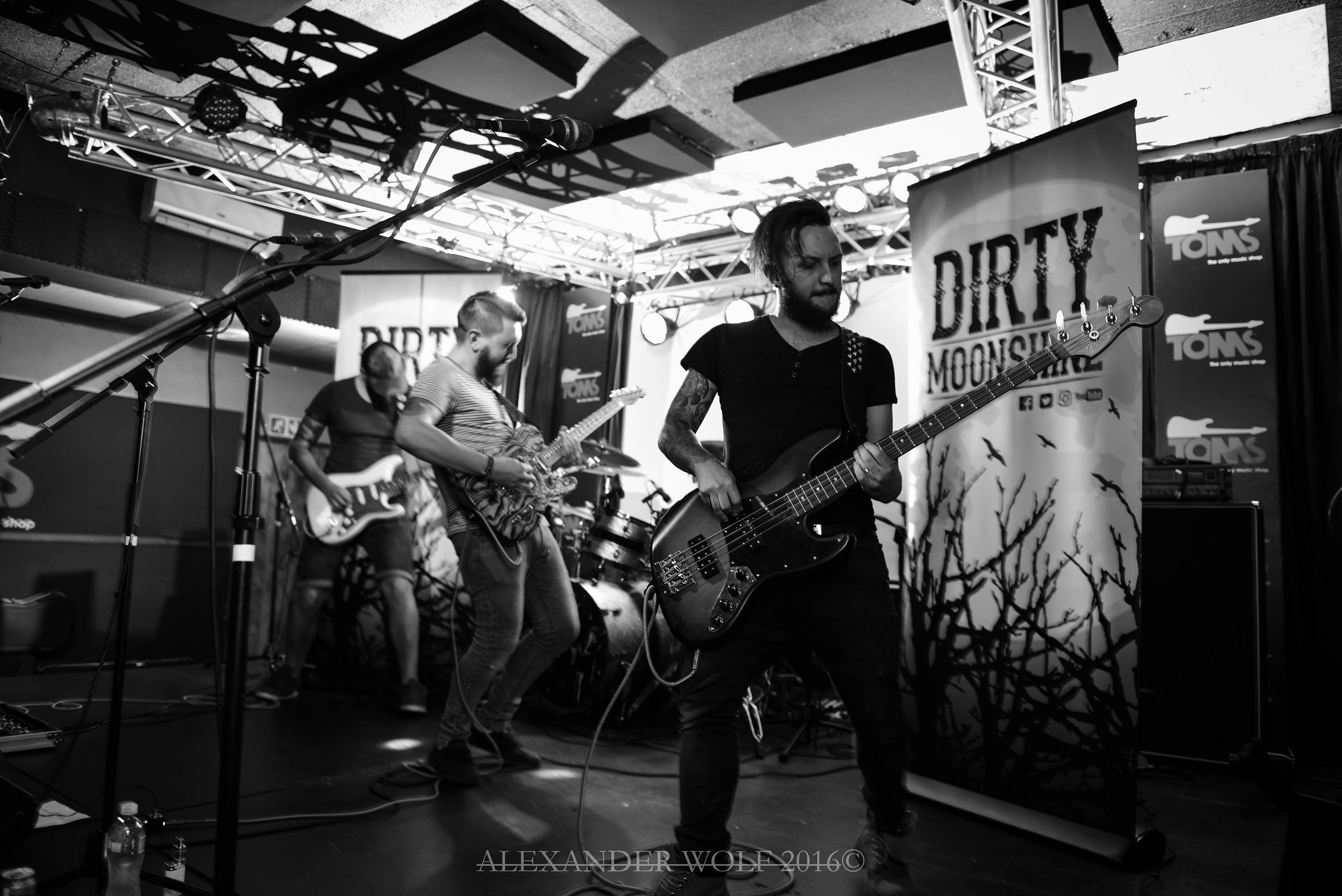 Dirty Moonshine performing at the Jasper Dan album launch