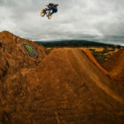 Nathi Steeze finished 3rd in the Dawn of the Dirt BMX contest