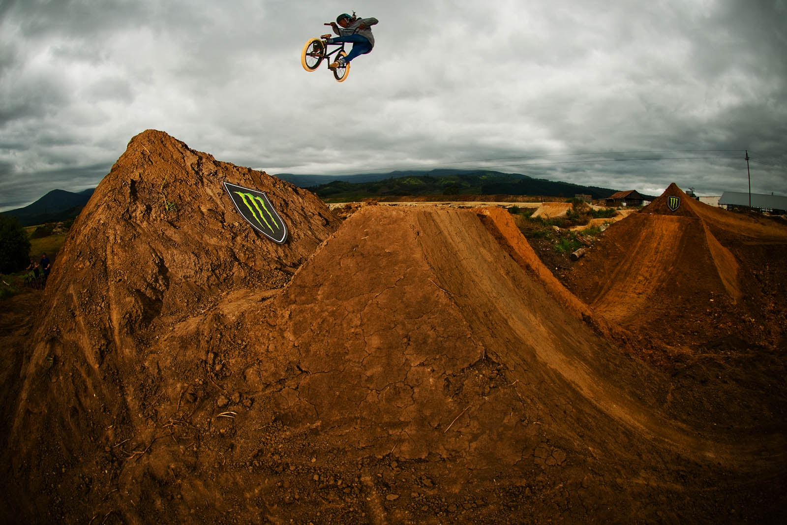 Nathi Steeze finished 3rd in the Dawn of the Dirt BMX contest