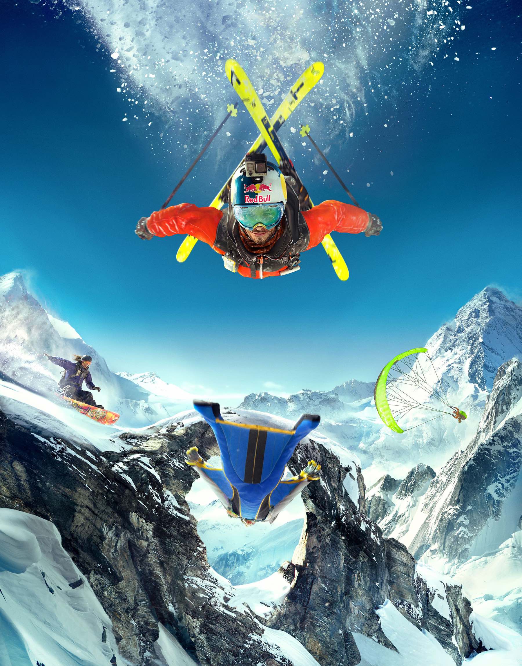The Steep Snowabording, Skiing, Wingsuit and Paragliding game is now available for Playstation 4, Xbox One and PC. Watch the launch trailer here.