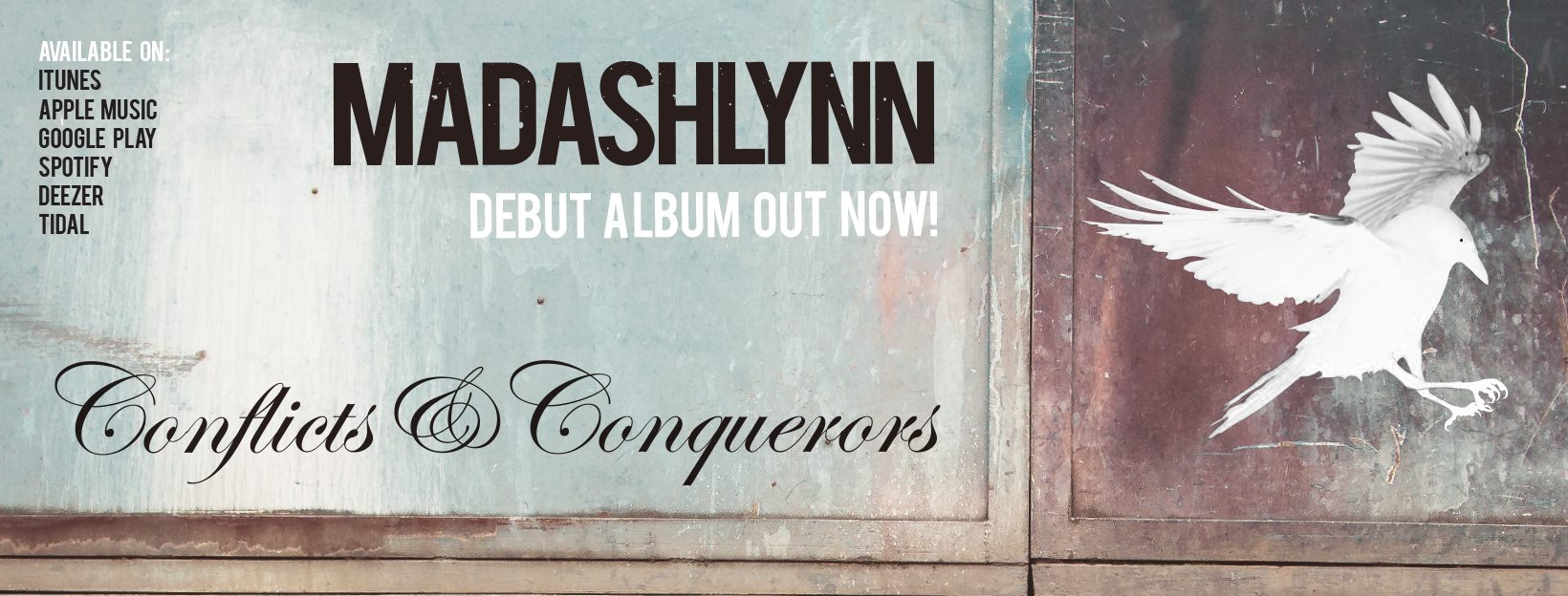 MadAshlynn album, Conflicts and Conquerors available now.