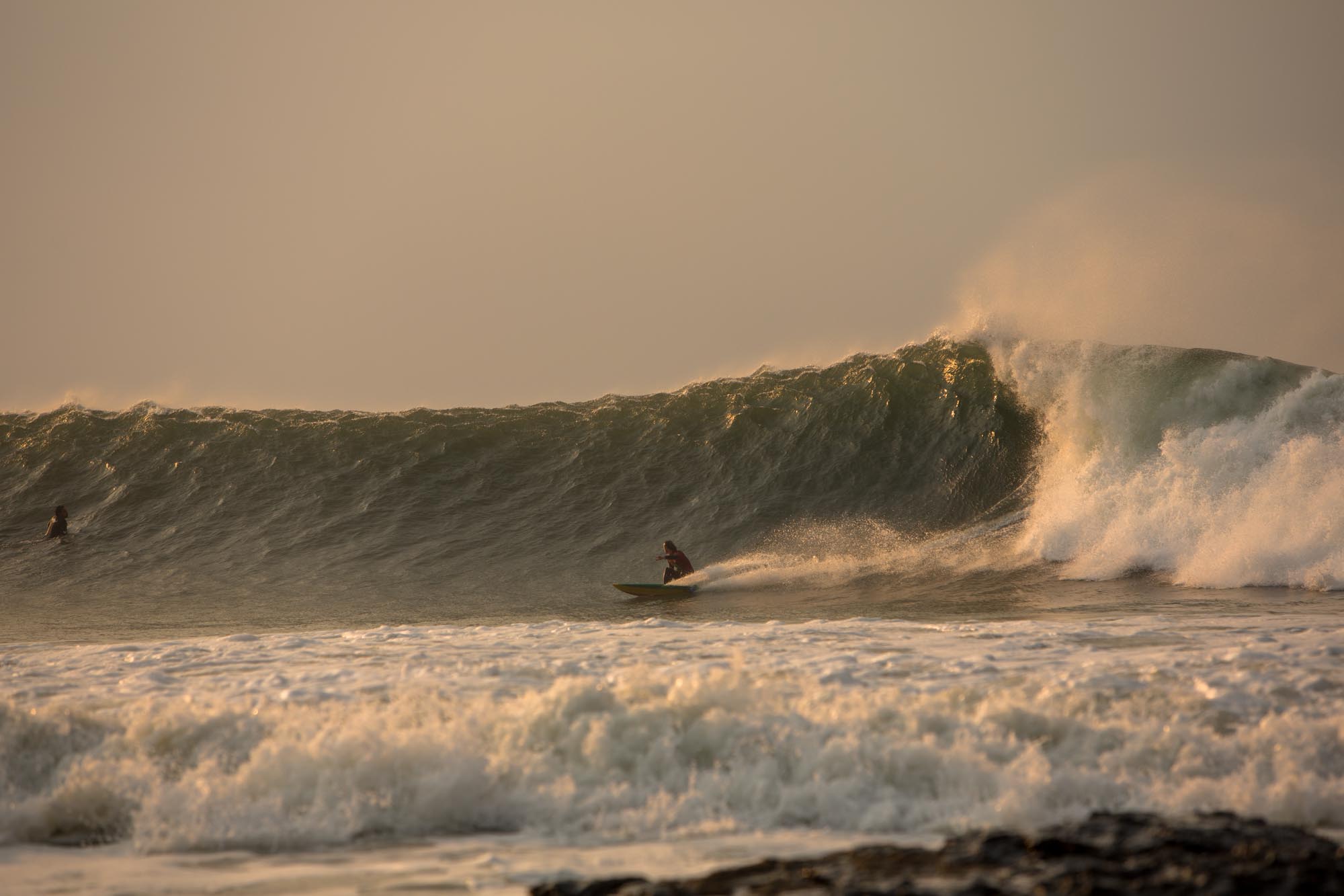 Surfing action from the JBU Supertrial 2017