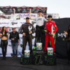 Podium from round 3 of the SupaDrift Series from Carnival City