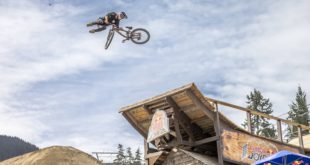 Review, highlights and photos from the 2017 Red Bull Joyride Slopestyle MTB event