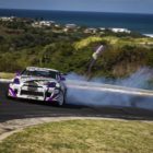 Drifting action from round 5 of the 2017 SupaDrift Series