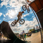 Murray Loubser in the Ramp Rodeo BMX finals