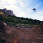 Sam Reynolds winning the Spank Whip Off at DarkFEST