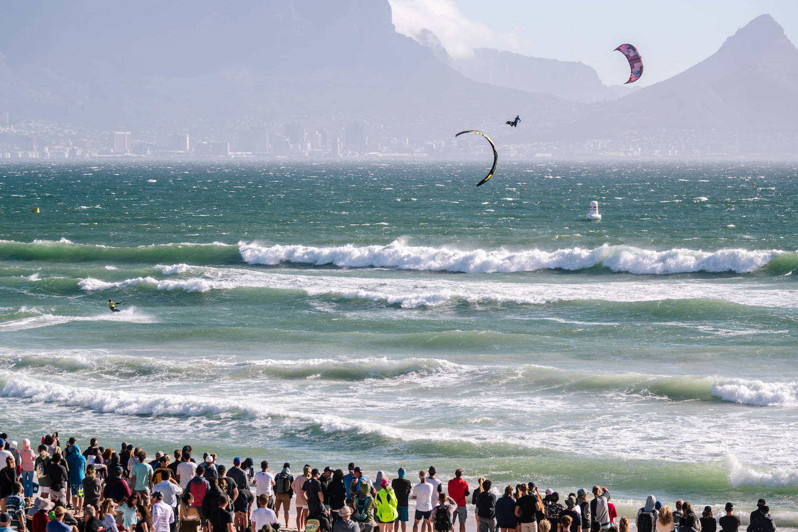 Lewis Crathern competing in the Red Bull King of the Air in Cape Town