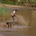 Matti Buys wake skating his way to victory at the 2018 Backyard Sessions