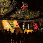 BMX action from the 2018 The Night Harvest dirt contest
