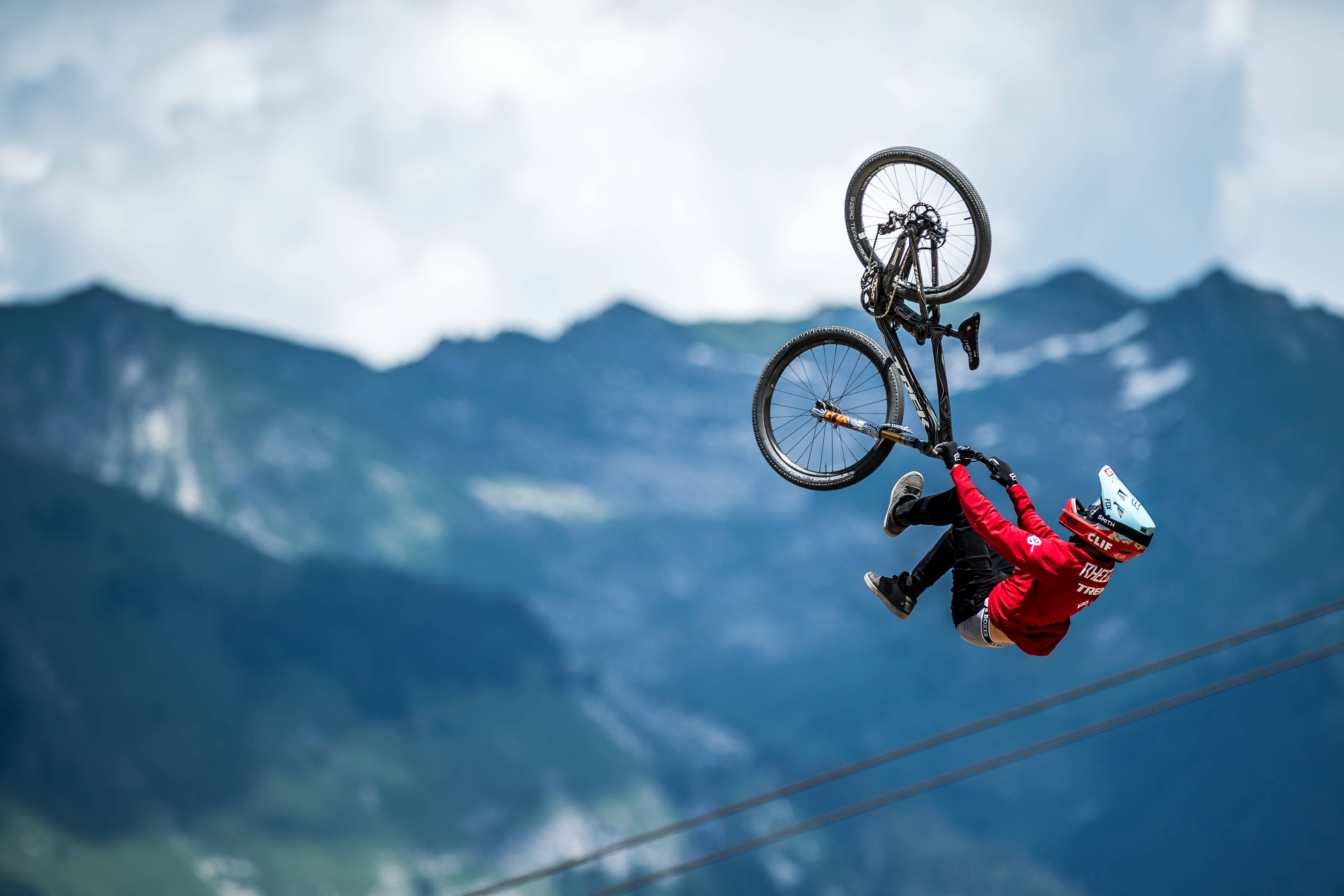 Brett Rheeder finishes in 2nd at the Crankworx Les Gets Slopestyle contest