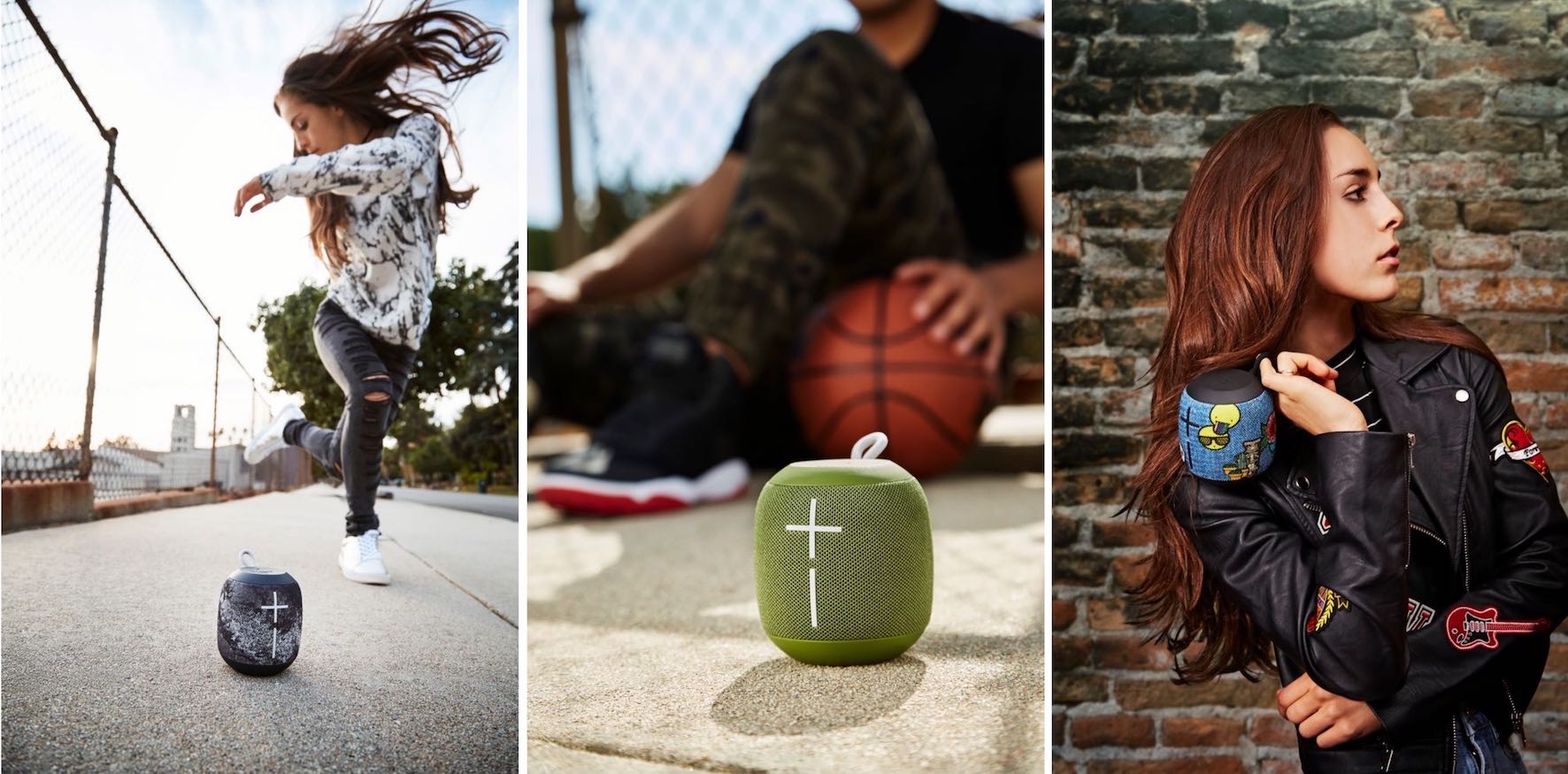 The Ultimate Ears Wonderboom Freestyle Collection wireless speakers
