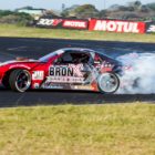Drifting action from round 5 of the 2018 SupaDrift Series
