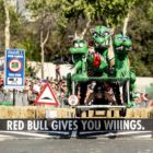 Crazy Box Carts racing down the Red Bull course
