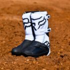 Front view of the redesigned Fox Comp entry-level motocross boot