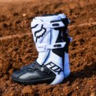 Side view of the redesigned Fox Comp entry-level motocross boot
