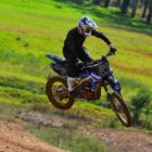 Enjoying the Fox Vue Goggles while out riding MX