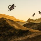 Riders enjoying some downtime at the Hellsend Dirt Compound