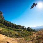Andreu Lacondeguy riding the 2019 DarkFEST Freeride MTB course