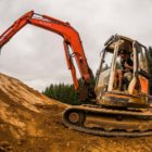 Nico Vink preparing and building the 2019 Loosefest XL course